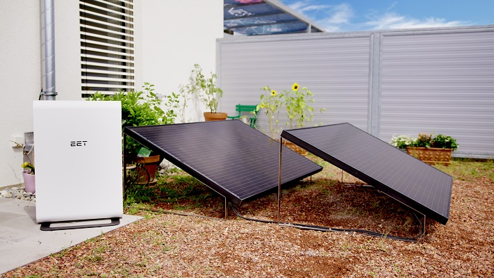 Stromerzeugung mit SOLMATE Photovoltaik Anlage